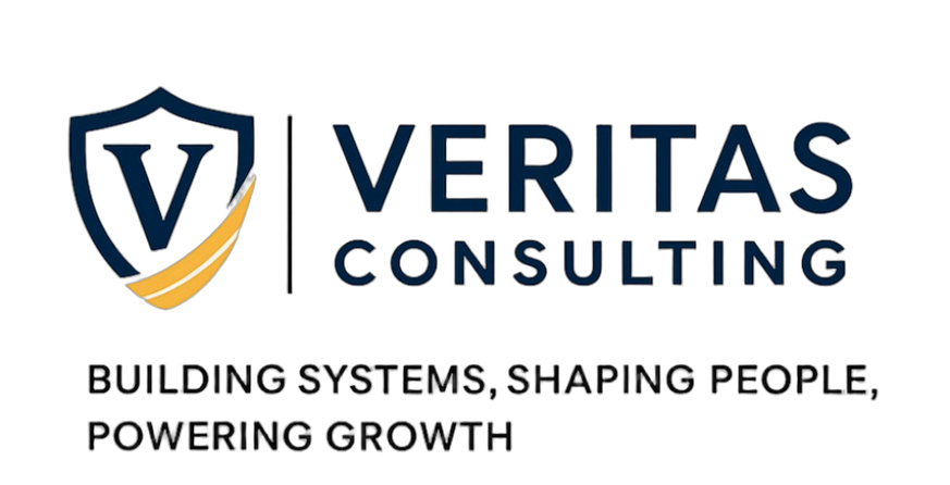 Veritas Consulting – Building Systems. Shaping People. Powering Growth. Veritas Consulting logo with tagline: “Building Systems. Shaping People. Powering Growth.”